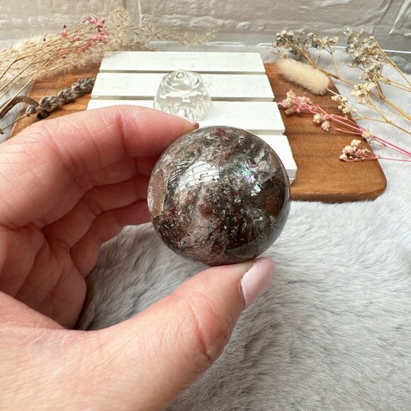 Small Garden Quartz Sphere - Picture 4 of 9